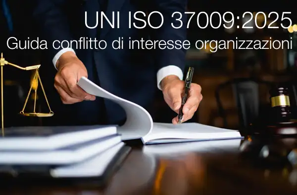 UNI ISO 37009:2025 Guida conflitto di interesse organizzazioni